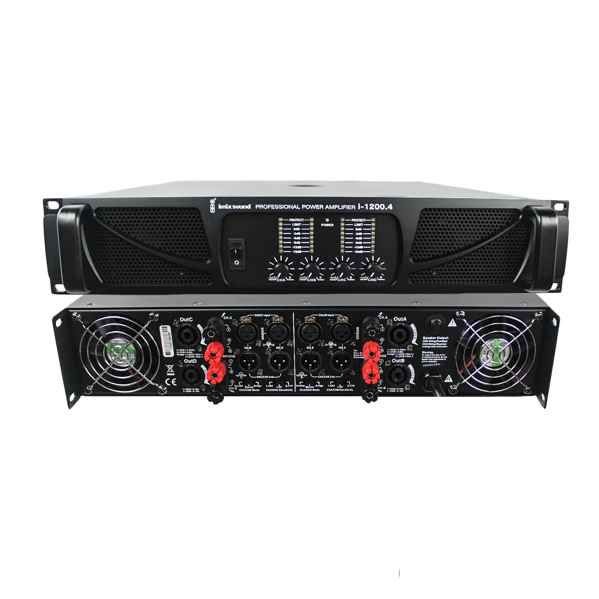 Imix IMI1200.4 4 Channel Power Amplifier